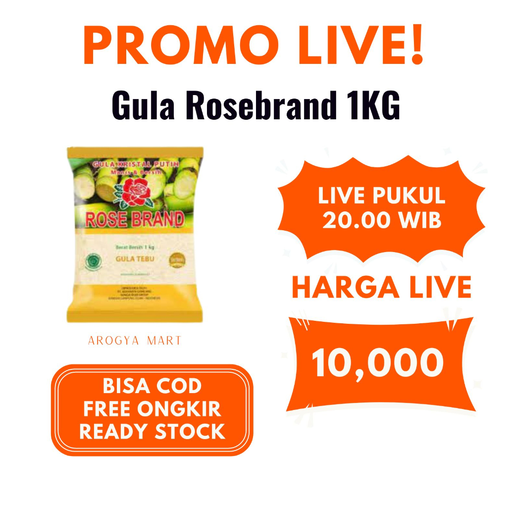 

Rosebrand Gula Kuning 1 Kilogram