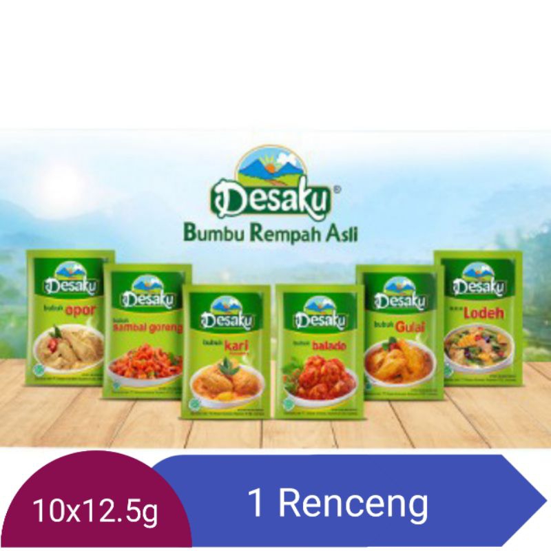 

Desaku Bumbu Rempah Asli All Varian (1 Renceng)