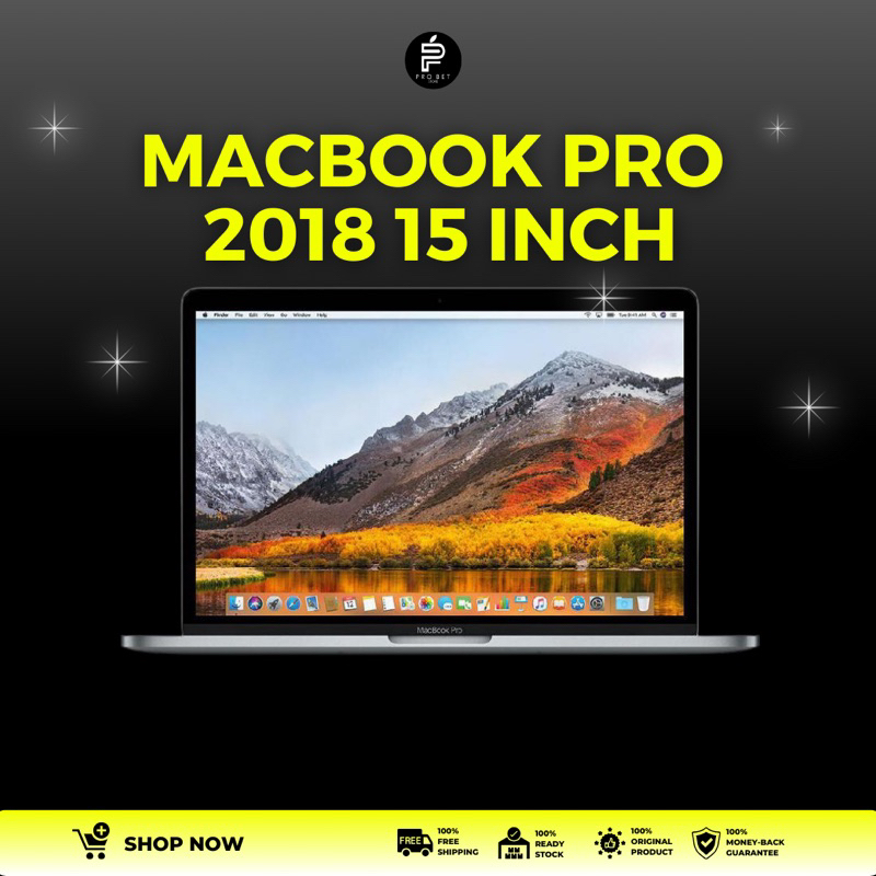 MACBOOK PRO RETINA 2018 15 INCH SECOND LIKE NEW ORIGINAL