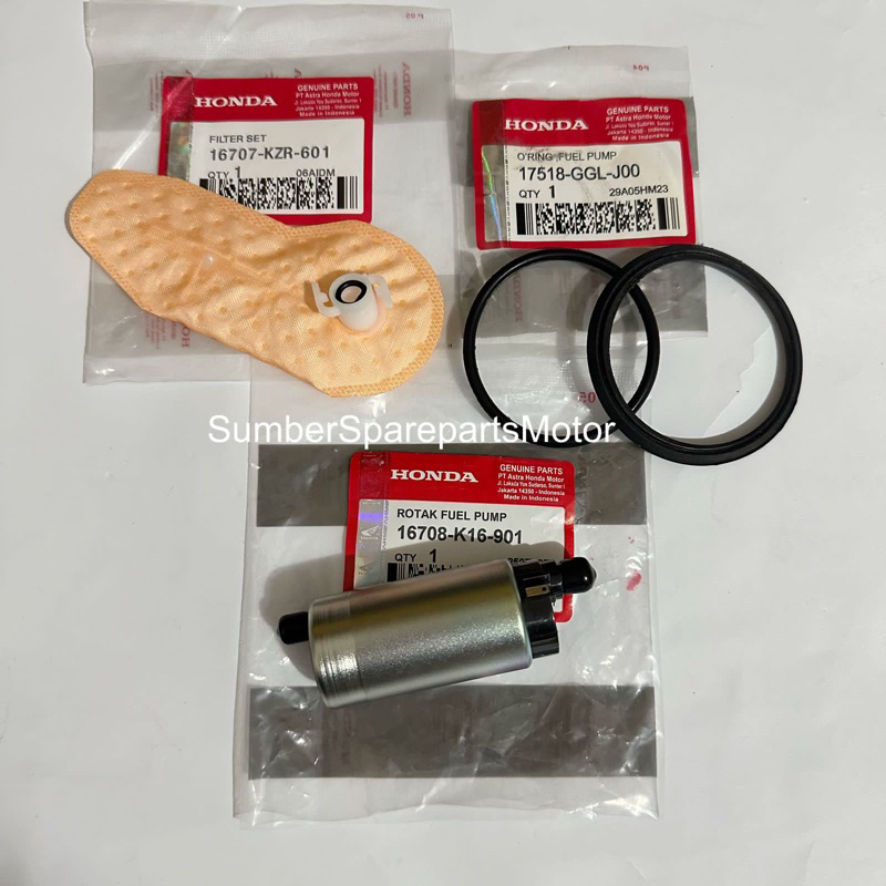 Rotak Dinamo + Filter Fuel Pump + Oring Fuel Pump Honda Vario 125 Fi Old 2012-2014