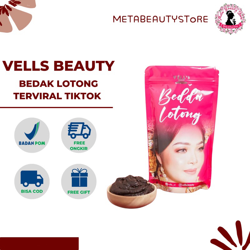 READY STOCK Bedak Bedda Lotong vells by Velis Store / Vells Beauty Bedda Lotong Vellsbeauty / BPOM L