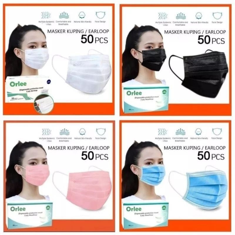 masker pengait tali 1 dus