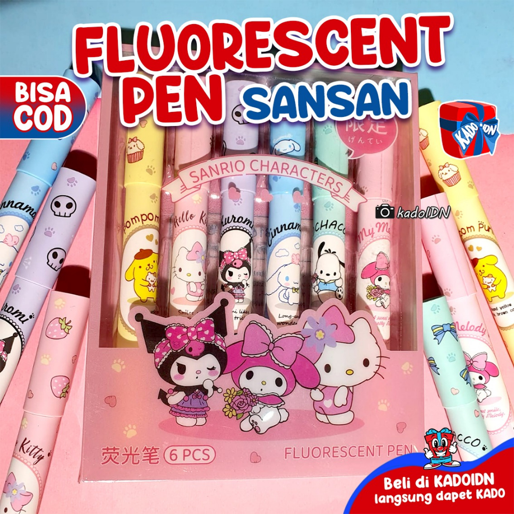 

Stabilo Sanlio isi 6pcs Highlighter Set