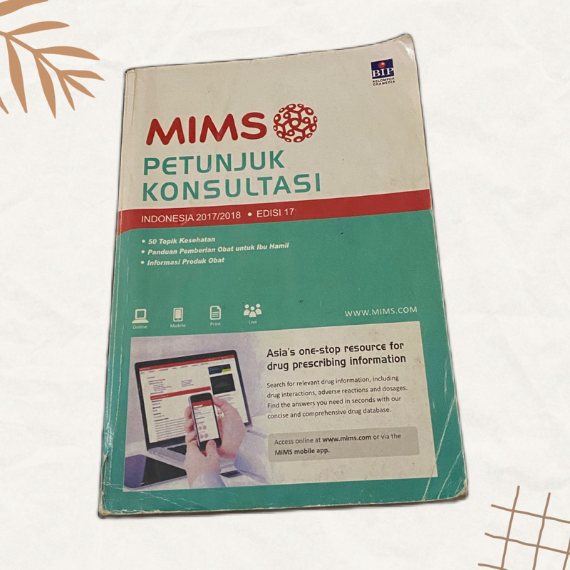 MIMS PETUNJUK KONSULTASI INDONESIA 2017/2018 EDISI 17