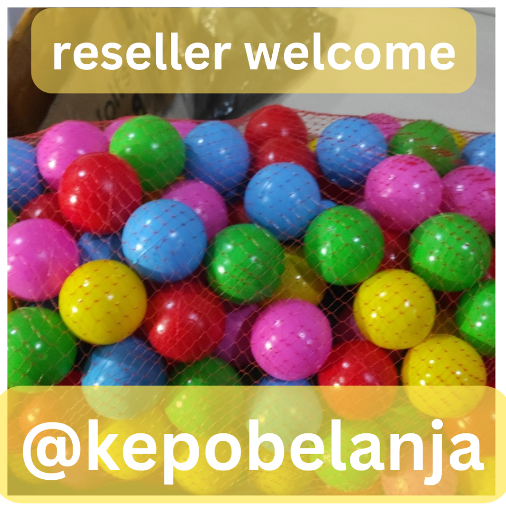 Bola plastik 4 cm | Bola plastik mini ukuran pingpong diameter kurleb 4 cm | mandi bola anak