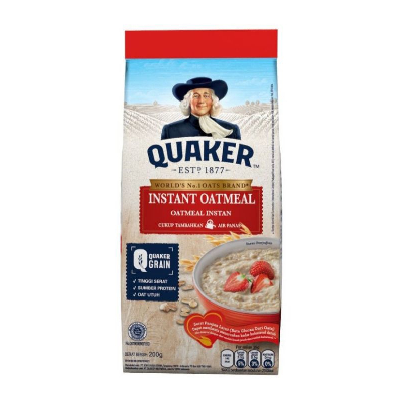 

Quaker instant oatmeal 200 gr
