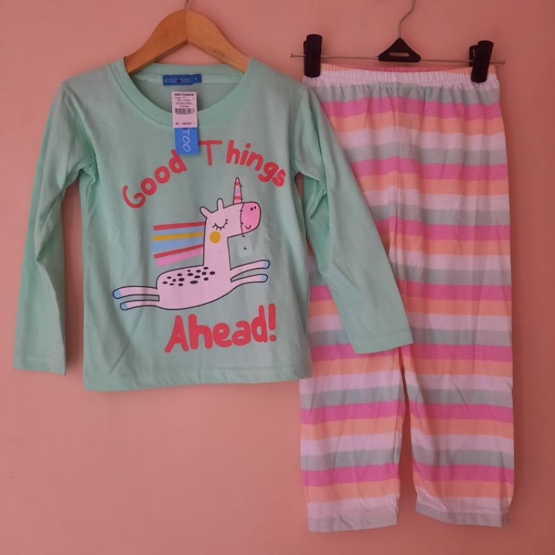 baju tidur/ piyama anak cewek kidz too