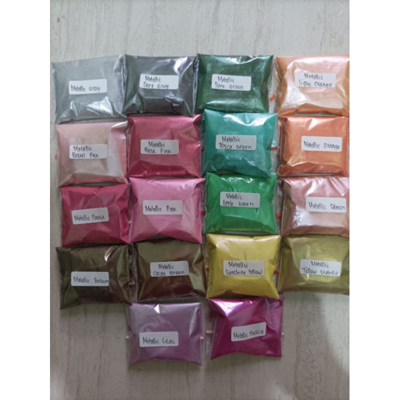Buy_Mint Pigmen Metalik/ Pigment Metallic/ Metalik Powder/Metalic Bubuk /Pewarna Resin Metalik/ 10