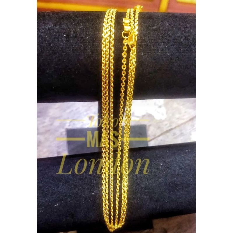 kalung nori emas kadar 24k / 99% asli