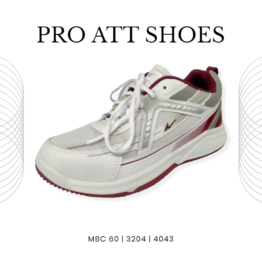 Sepatu Olahraga Pria Putih Pro Att MBC 60 | 3204 3203