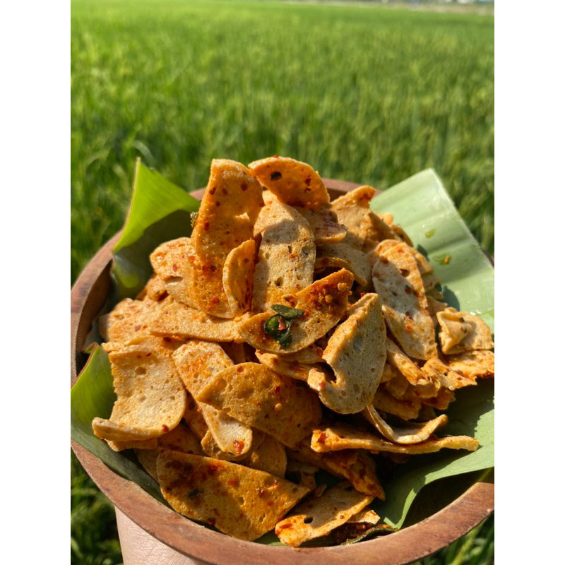 

Basreng Pedas daun Jeruk