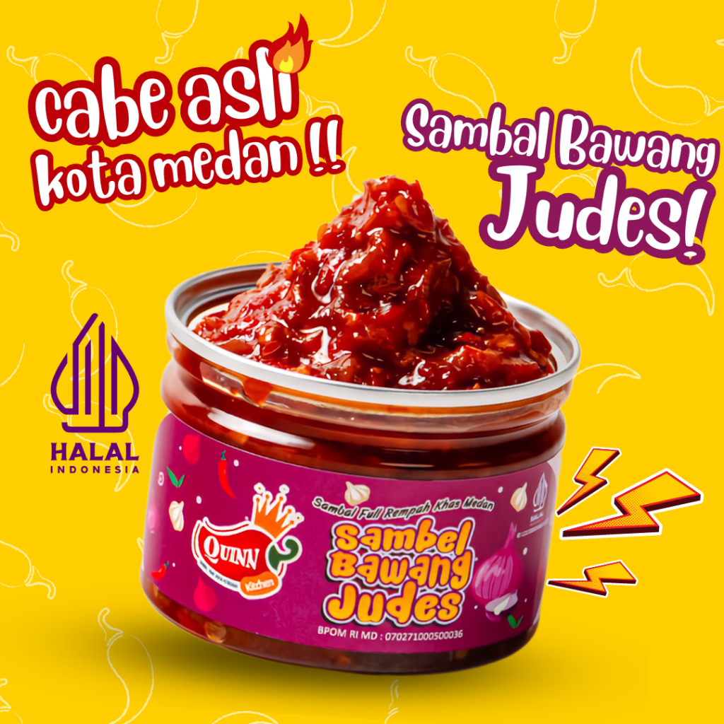 

QuinnSambal - Sambal Bawang Judes 150gr Sambal Quinn