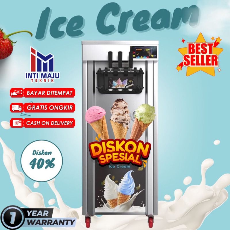 

Mesin Soft Es Krim Iceler 3 Tuas Countertop Innovate Series
