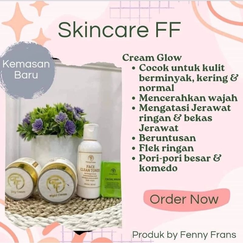 cream fenny Frans original 100% paket normal || skincare glowing