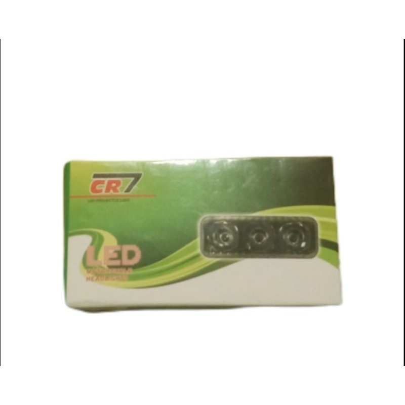 lampu tembak led lampu sorot 3 mata universal