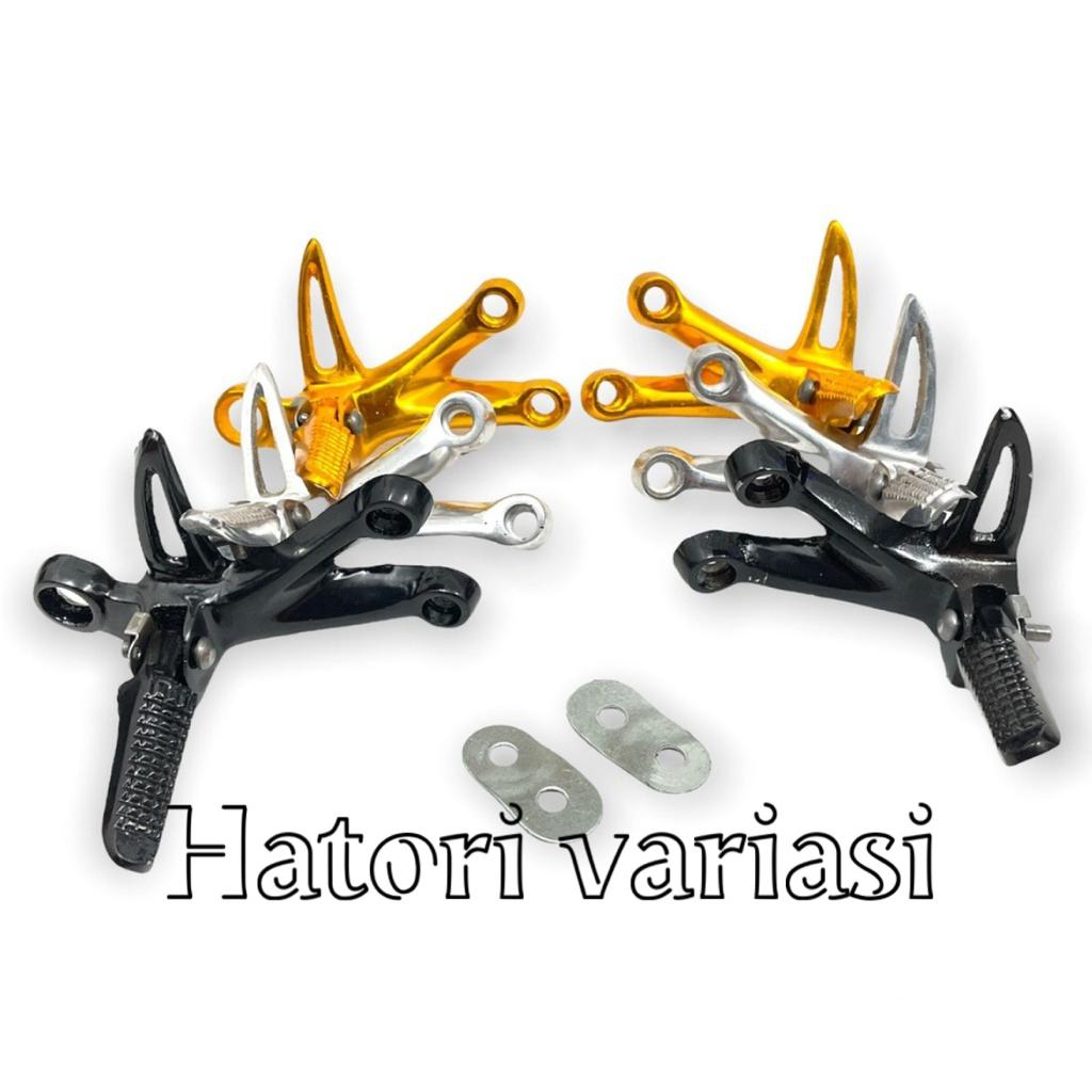 Variasi Aksesoris Foot Step Satria FuPower Step Satria Fu Gantung Hitam Bustep belakang kanan kiri