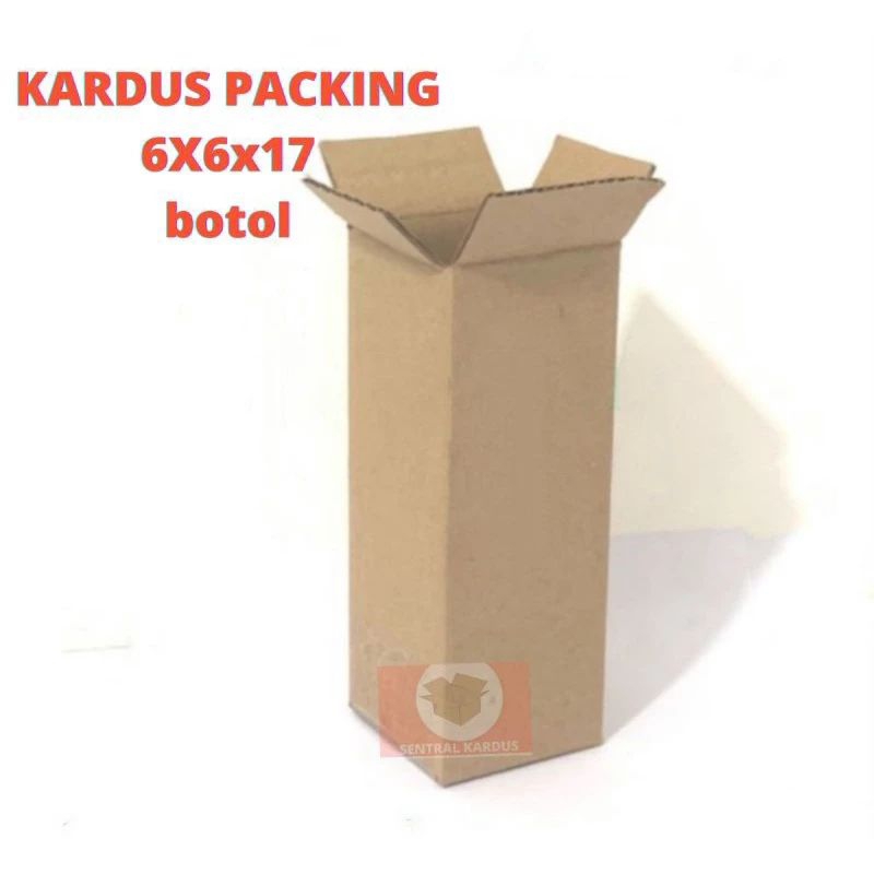 

kardus 6x6x17 cm