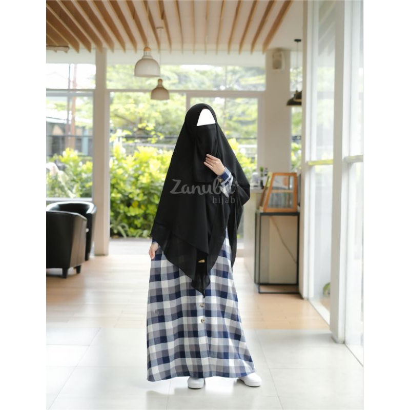 ZANEL FLANEL DRESS ZANUBA | ZANEL FLANEL KEMKO EL ZANJI | ZANEL FLANEL COUPLE ZANUBA | GAMIS COUPLE 