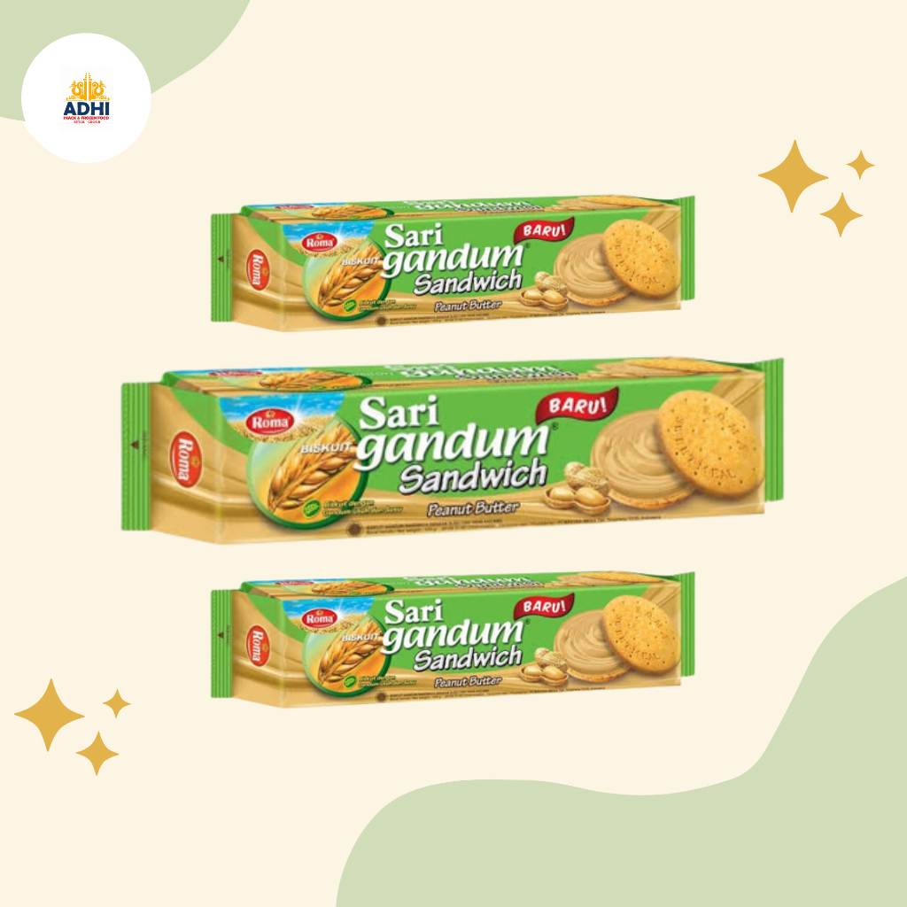 

ROMA SARI GANDUM PEANUT 115GR
