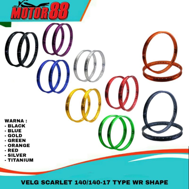 Velg Original Scarlet Racing Ring 17/140-140