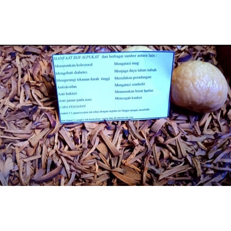 

jamu alami biji alpukat irisan tipis banyak manfaat