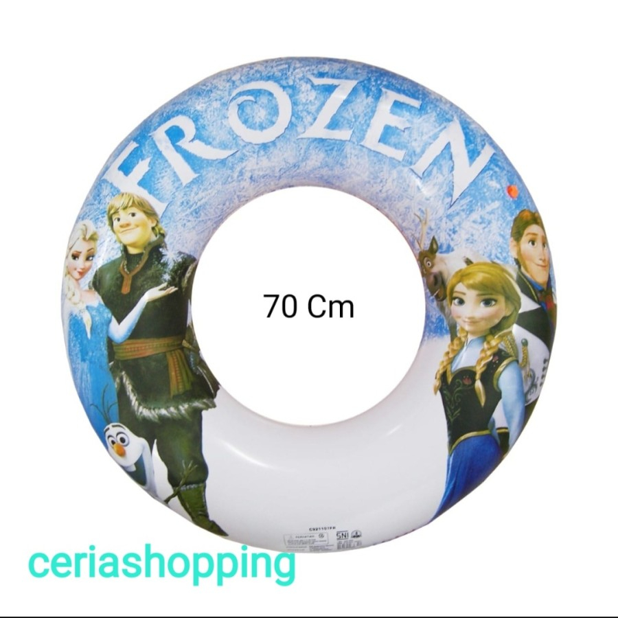 pelampung renang anak karakter frozen ban renang