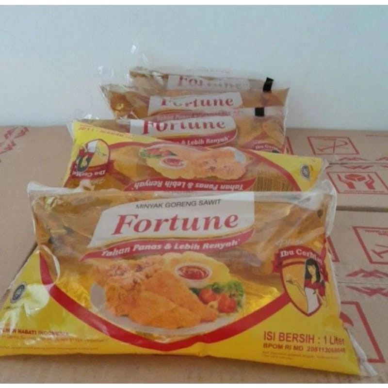 

MINYAK GORENG FORTUNE BANTAL - KEMASAN 1LITER - PELENGKAPAN MASAKAN - SEMBAKO - MINYAK GORENG