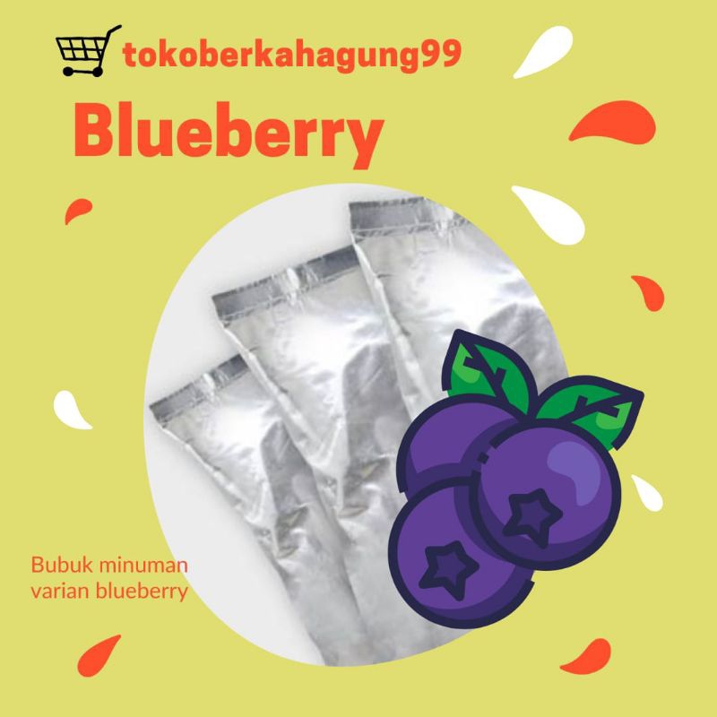 

Bubuk minuman Blueberry tea 1kg