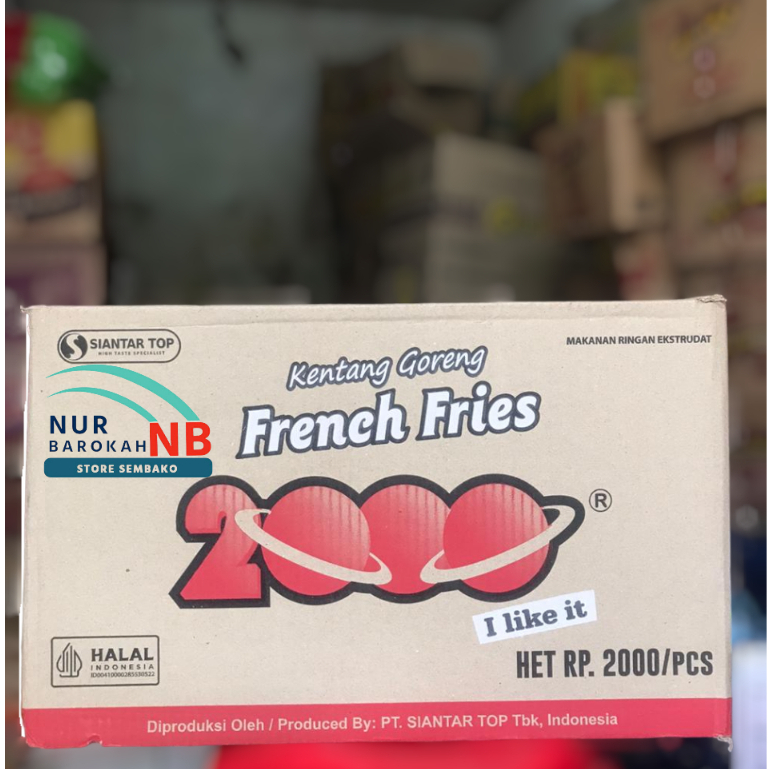 

Snack Kentang Goreng French Fries 1 Dus (Isi 40 Pcs) 14grm