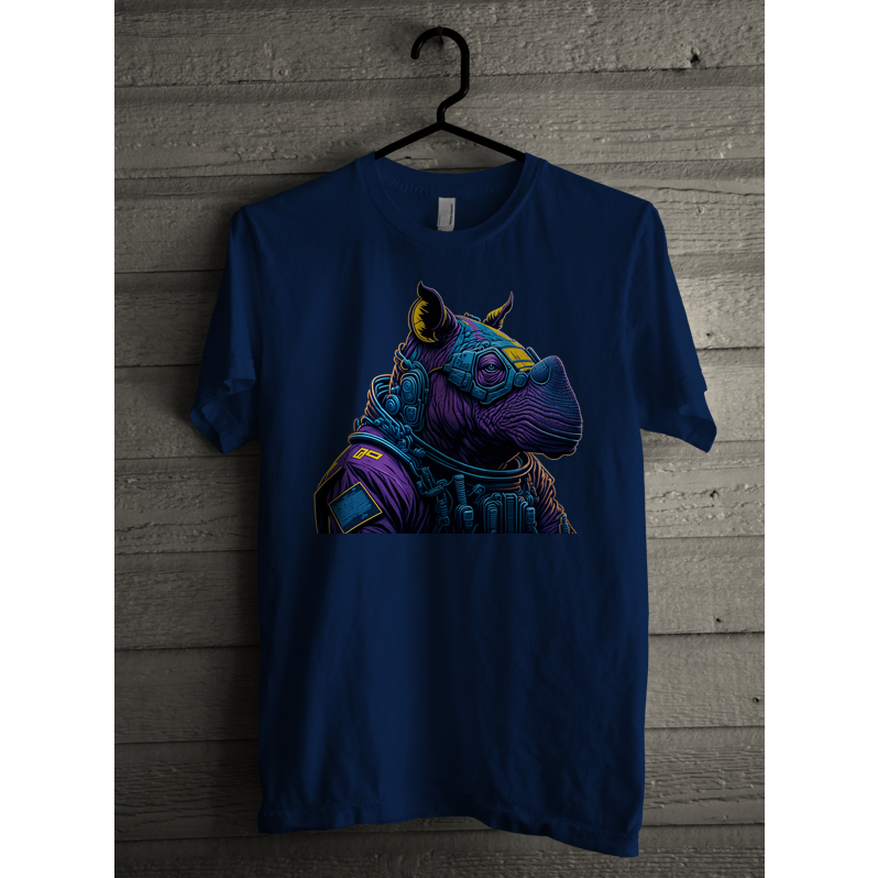 kaos desain Badak vector