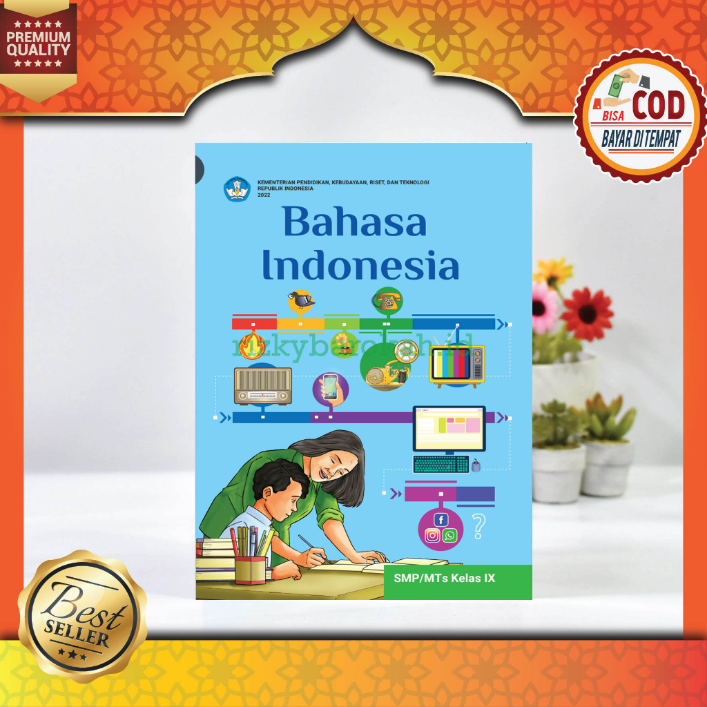 Buku Pelajaran Siswa SMP MTS Kelas 9 IX Mata Pelajaran Mapel Bahasa Indonesia Kurikulum Merdeka Kuri