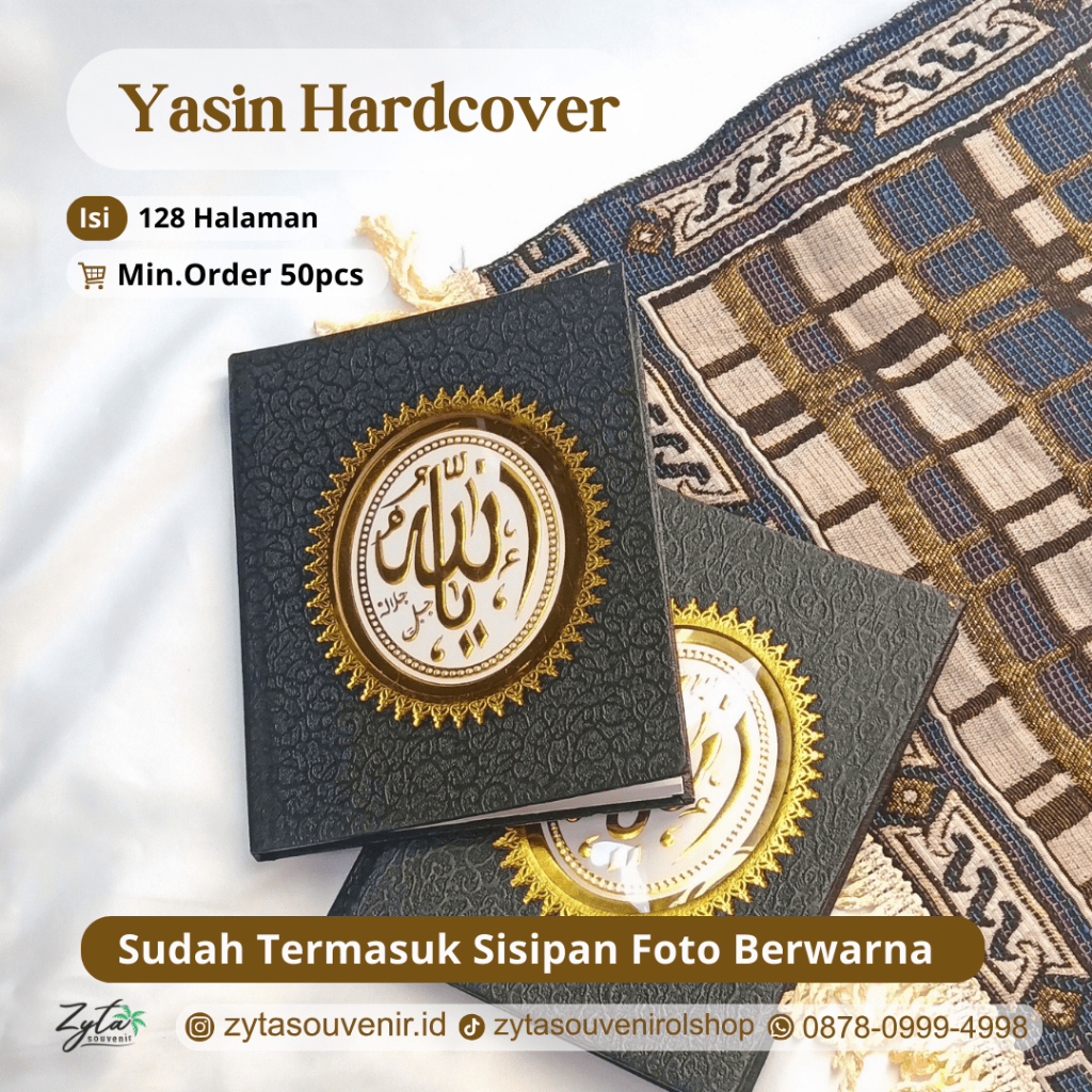 Yasin Tahlil Hardcover free sisipan mengenang 40 100 1000 hari | zyta souvenir