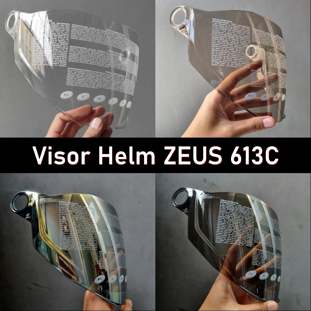 Visor ZEUS 613C Iridium - Kaca Helm ZS-613C Visor Helm Zeus ZS613C Kaca Zeus