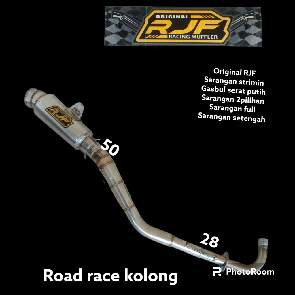 KNALPOT RJF ORIGINAL NOT JRM TIPE KOLONG JUPITER Z VEGA R CRYPTON SUPRA FIT SUPRA X GRAND C70 SUPRA 