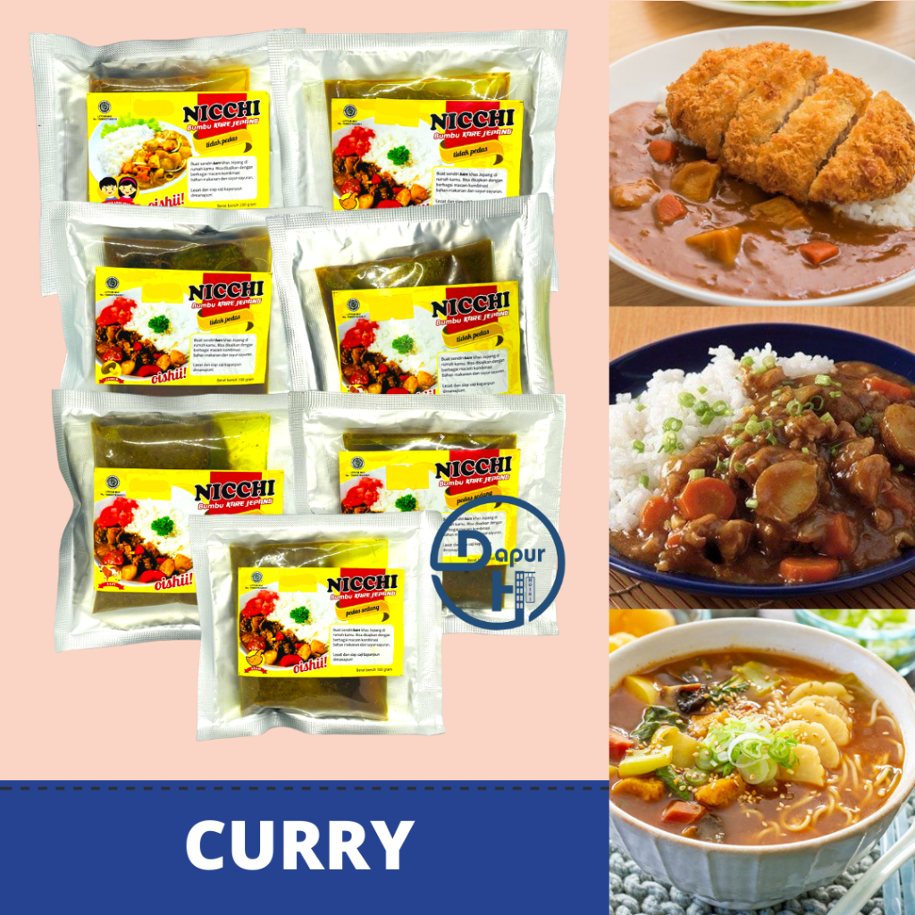 

Nicchi Bumbu Kare Jepang 100 g Halal │ Japan Curry Kari Ala Jepang--