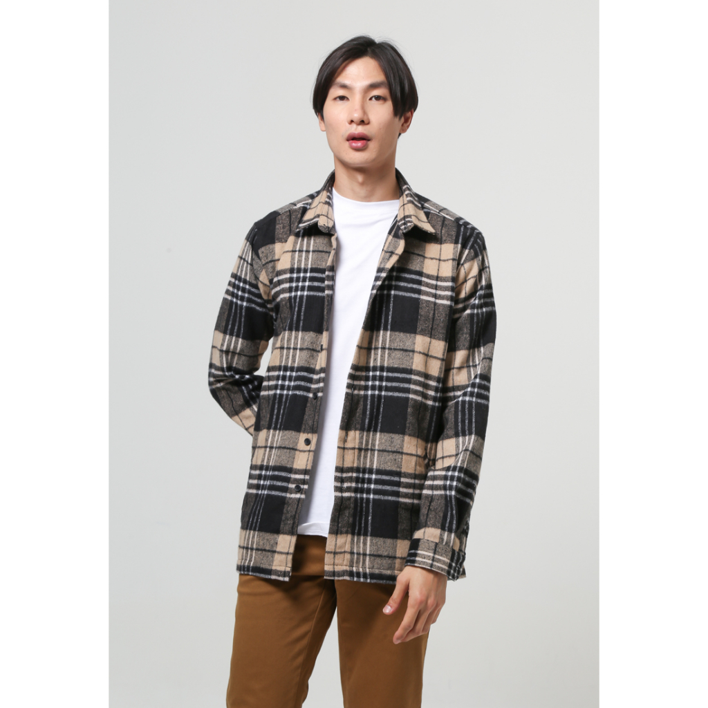 KENT&CREW Kemeja Jaket Bahan Flanel - C-BGBG07-O9