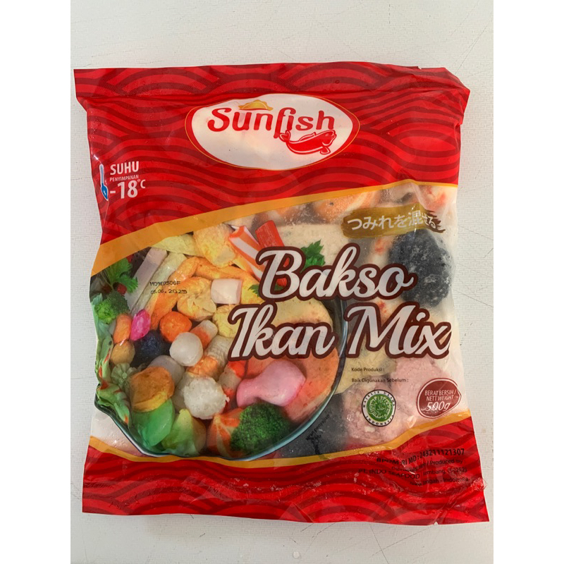 

Sunfish Bakso Ikan Mix 500 gr