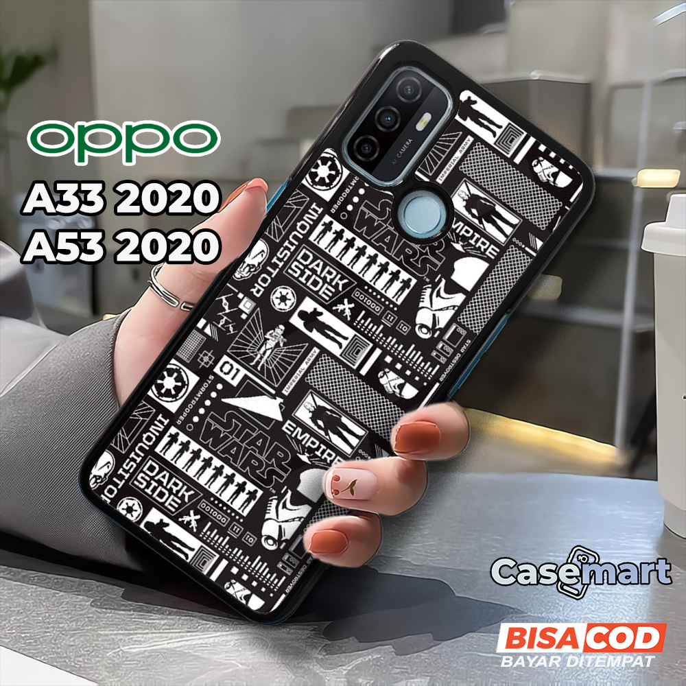 Case Oppo A33 2020 A53 2020 Casing Oppo Oppo A33 2020 A53 2020  Casemart [STWR] Case Glossy Case Aes