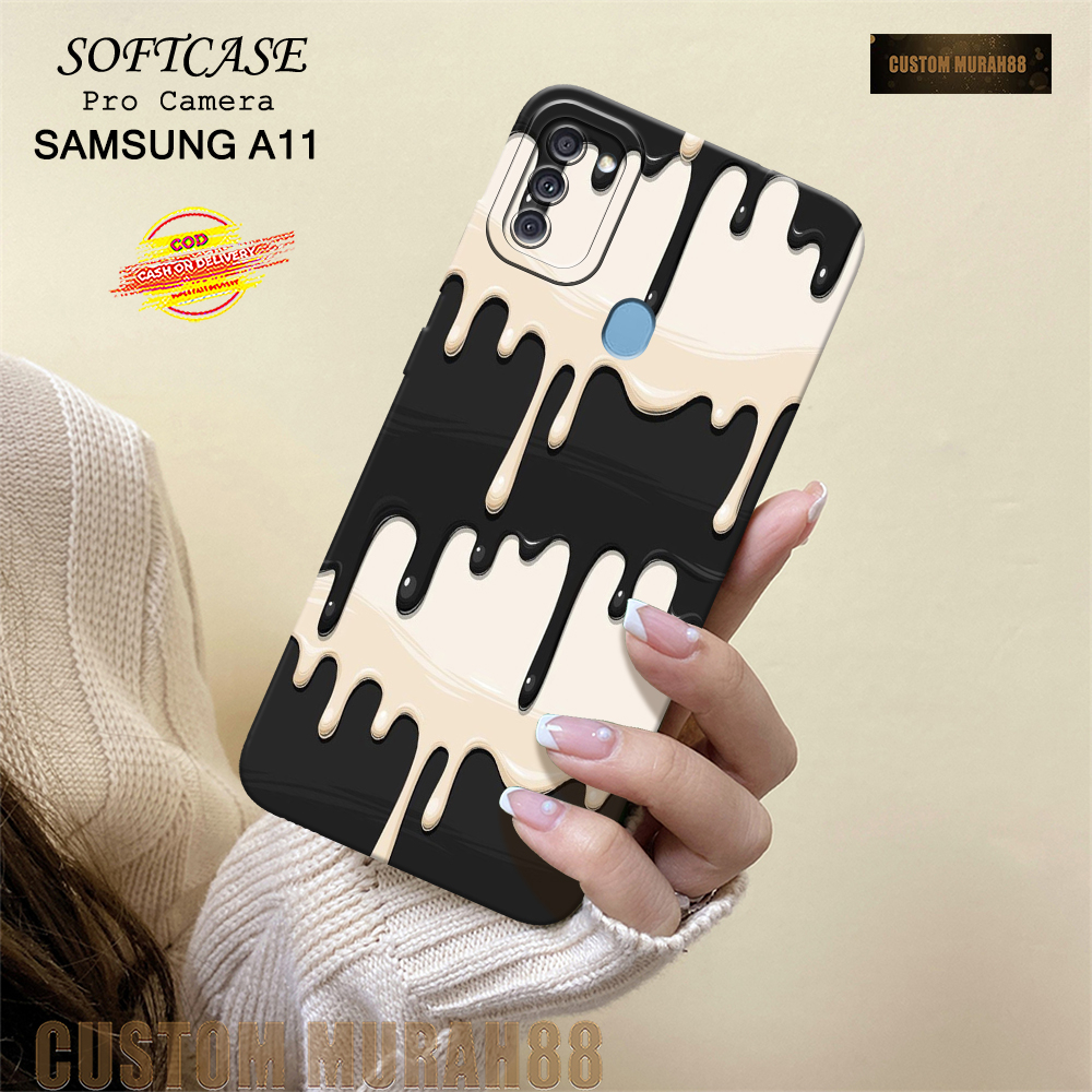 Case Samsung A11 Terbaru - Fashion Case KRIM - Casing Hp Samsung A11- Softcase Pro Camera Samsung A1