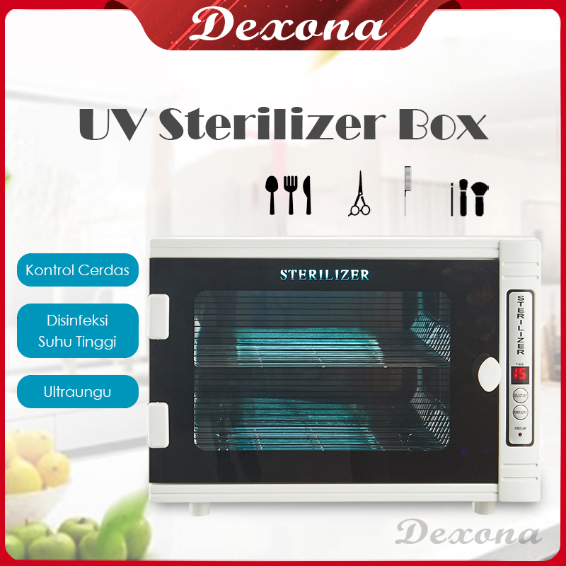 【Jaminan Asli】UV Sterilizer Box UV Ozon Alat steril Disinfection Cabinet Salon Alat Kuku Kecantikan 