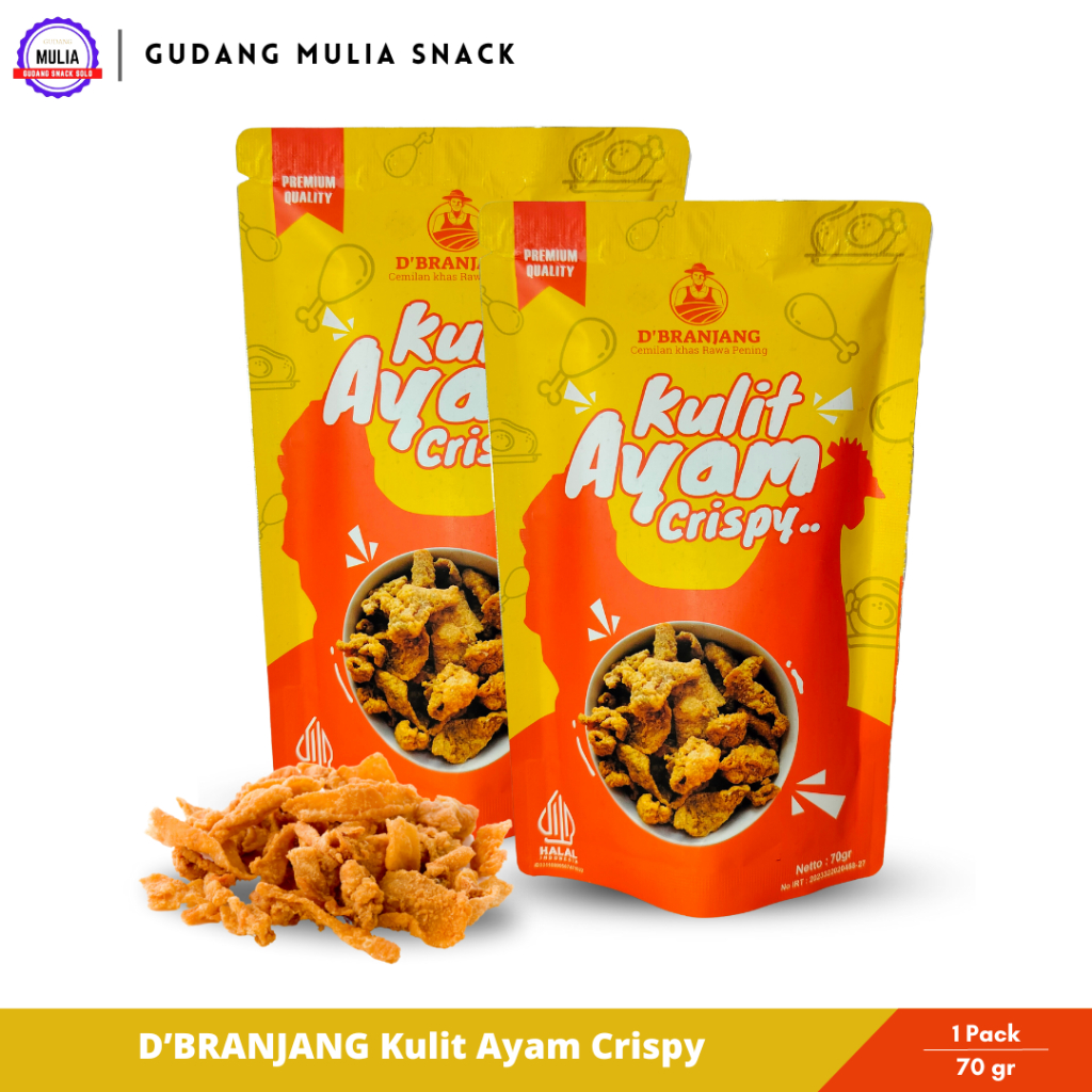 

D'BRANJANG Kulit Ayam Crispy | Kulit Ayam Goreng