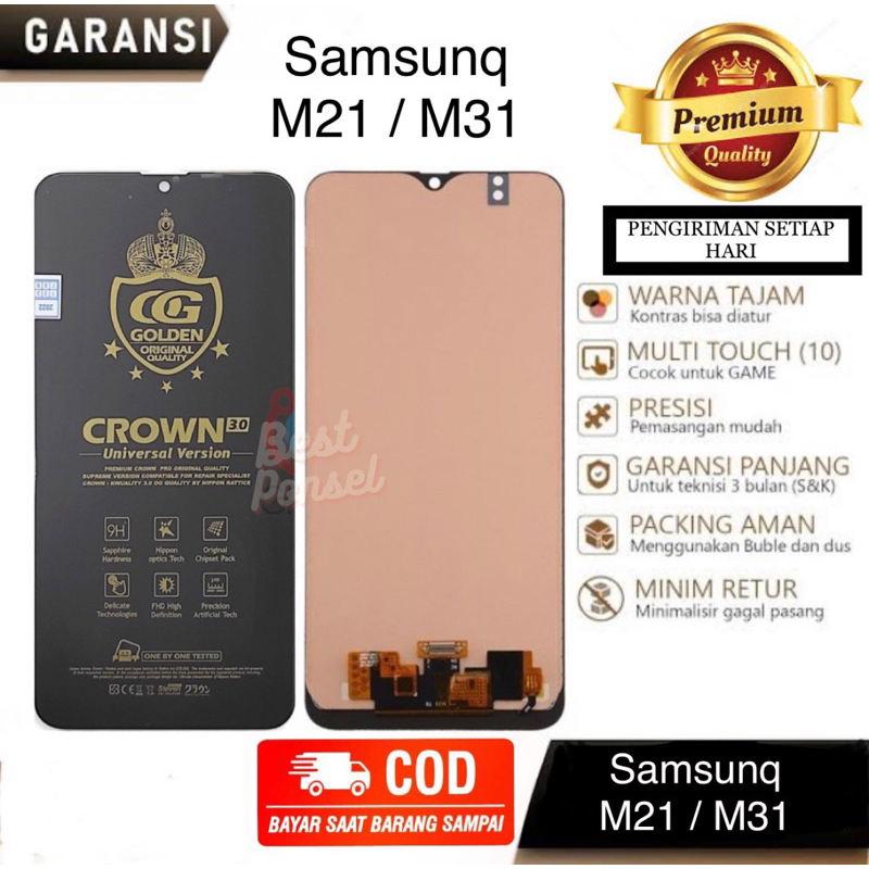 Lcd Touchscreen SAM M21 / M31 Fullset ORIGINAL CROWN