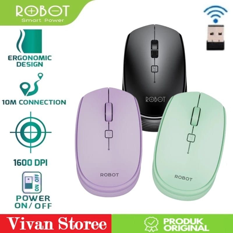 Wireless Mouse Robot M21OS