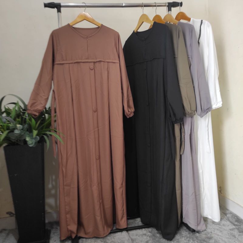 GAMIS POLOS BAHAN SHAKILA