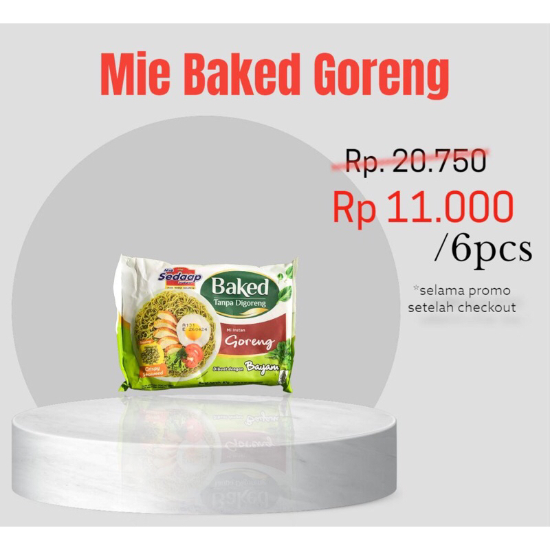 

Mie Sedaap Goreng Baked