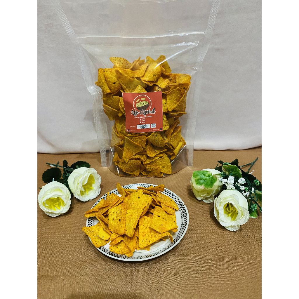 

✔KERIPIK TORTILLA 180GR | KERIPIK TORTILLA JAGUNG BAKAR | HAPPY TOS