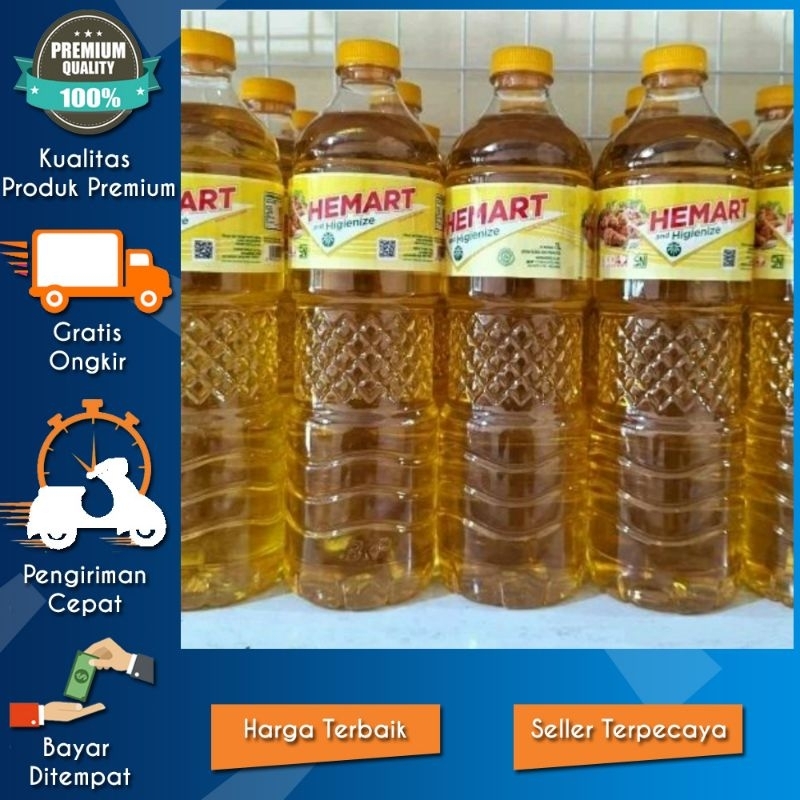 

Minyak goreng Hemart isi 1 liter. Expired aman