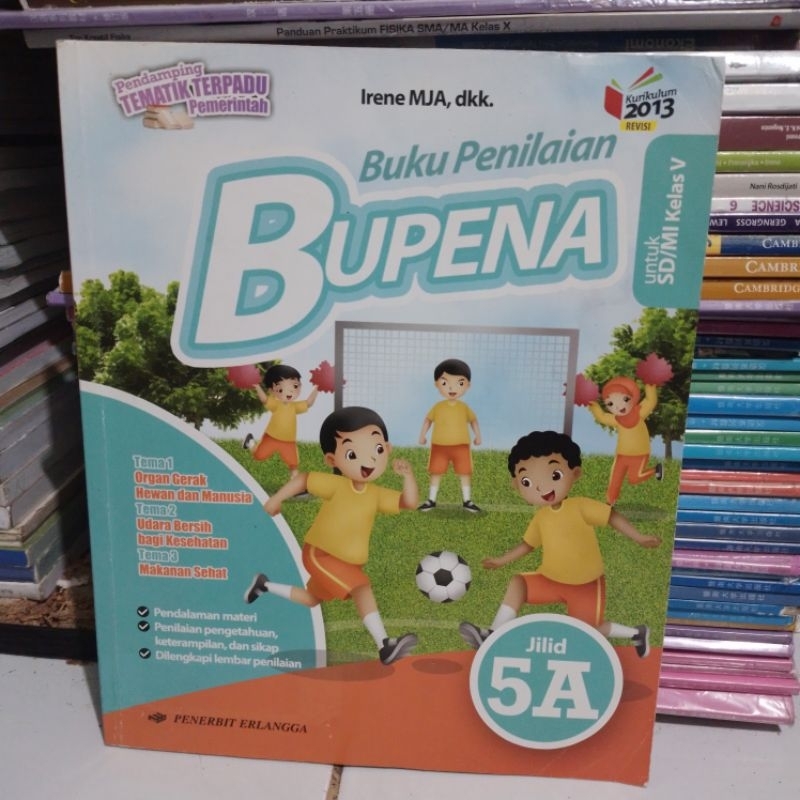 Buku Penilaian Bupena Jilid 5A kelas 5-V SD/MI kurikulum 2013 revisi