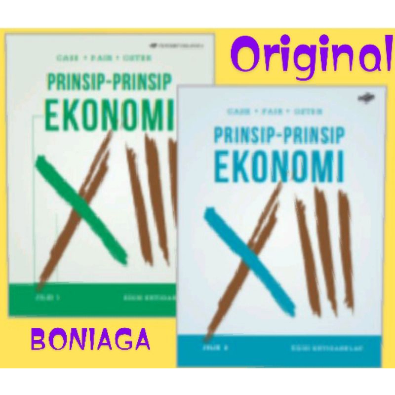 Prinsip Prinsip Ekonomi jilid 1 dan 2 Edisi 13 - Case Fair. Original