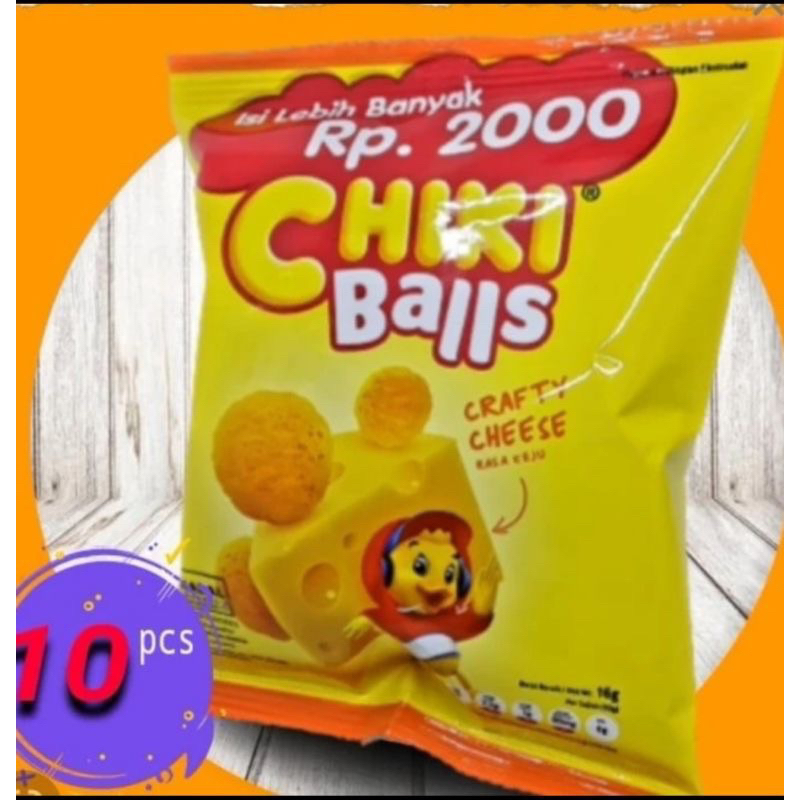 

Chiki Ball Keju 1 Renceng isi 10 pcs x 16gr